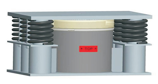 非线性阻尼弹簧隔振器